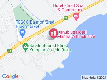 Danubius Hotel Marina Étterme Balatonfüred a térképen