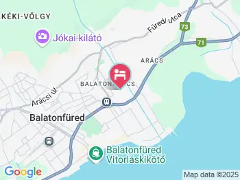 Dió Vendégház Balatonfüred a térképen