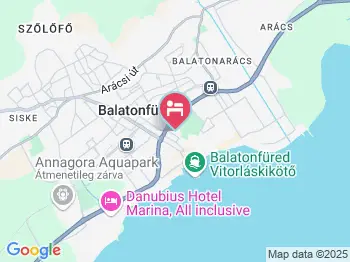 Emma Vendégház Balatonfüred a térképen