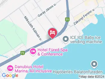 Flamingó Wellness & Konferencia Hotel Balatonfüred a térképen