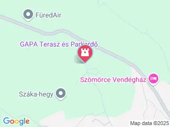 Gapa Terasz és Parkerdő Balatonfüred a térképen