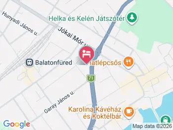 Goro Panzió Balatonfüred a térképen