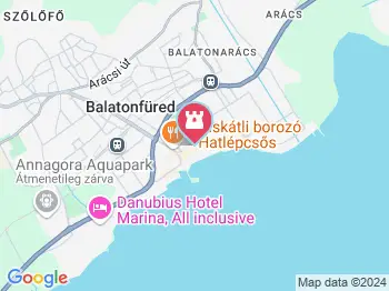 Gyógy tér Balatonfüred a térképen