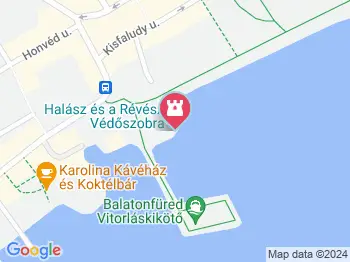 Halász és a Révész Védőszobra Balatonfüred a térképen