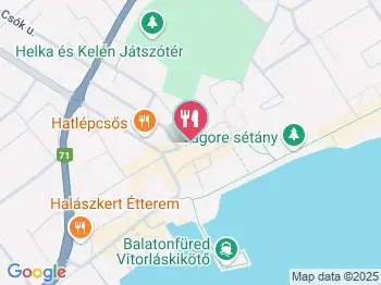 Hello Tourist Kertbár Balatonfüred a térképen