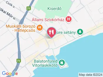 Hokedli Bistro Balatonfüred a térképen