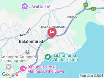 Holiday Club Füred Balatonfüred a térképen