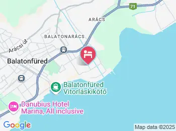 Hollik Apartmanház Balatonfüred a térképen