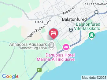 Hotel Agro Balatonfüred a térképen