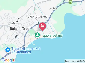 Hotel Annabella Balatonfüred a térképen