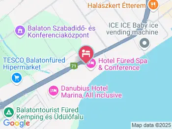 Hotel Füred Spa & Conference Balatonfüred a térképen