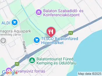 Hotel Margaréta Étterme Balatonfüred a térképen
