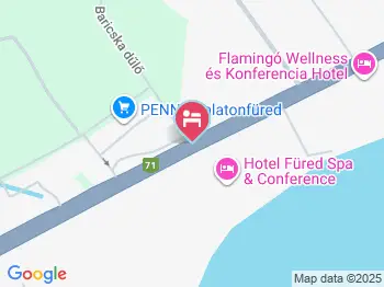 Hotel Margaréta Balatonfüred a térképen
