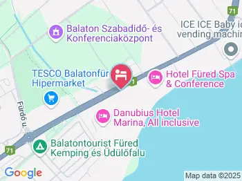Danubius Hotel Marina Balatonfüred a térképen