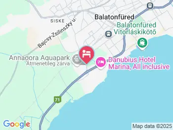 Hotel Pallone Balatonfüred a térképen