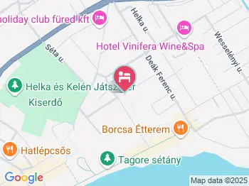 Hotel Panoráma Balatonfüred a térképen