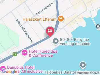 Hotel Uni Balatonfüred a térképen