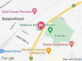 Imola Garden Balatonfüred a térképen
