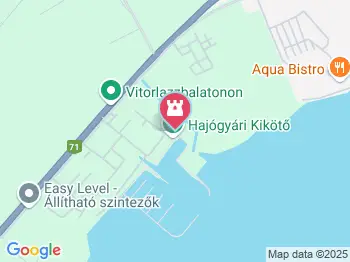 Jókai nosztalgiahajó Balatonfüred a térképen