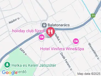 Káldy Panzió Étterem Balatonfüred a térképen