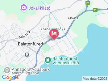 Káldy Panzió és Étterem Balatonfüred a térképen