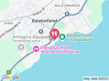 Karolina Kávéház & Koktélbár Balatonfüred a térképen