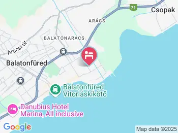Katalin Vendégház Balatonfüred a térképen