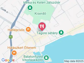 Pizza.Pont Kredenc Balatonfüred a térképen