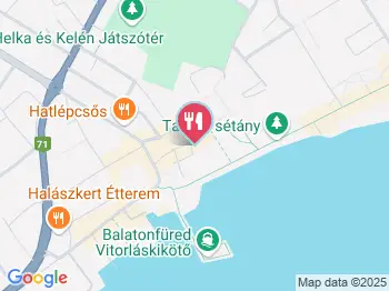 Keszegsütő Balatonfüred a térképen