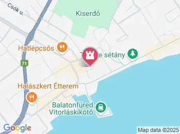 Kisfaludy Sándor szobra Balatonfüred a térképen