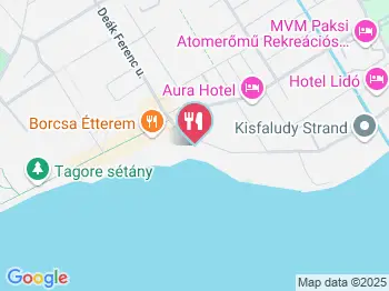 Kishalász Vendéglő Balatonfüred a térképen
