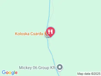 Koloska Csárda Balatonfüred a térképen
