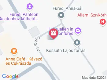 Kossuth Lajos forrás Balatonfüred a térképen