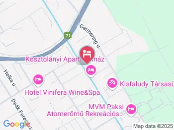 Kosztolányi Apartmanház Balatonfüred a térképen