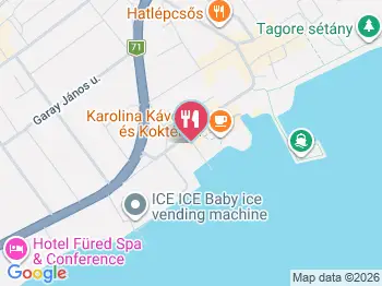 Larus Cafe Bar Balatonfüred a térképen