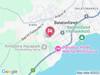 Levendula Apartman Balatonfüred a térképen