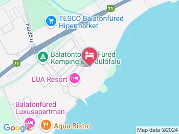 Lua Resort Balatonfüred a térképen