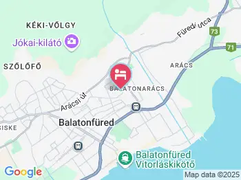 Ludika Apartmanház Balatonfüred a térképen