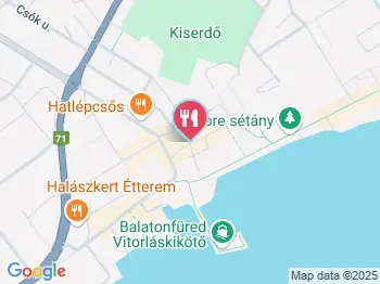 Malackrumpli Balatonfüred a térképen