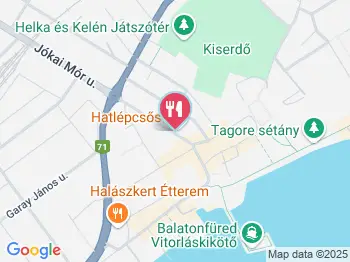 Muskátli Borozó (Hatlépcsős) Balatonfüred a térképen