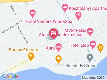 Napfény Apartmanház Balatonfüred a térképen