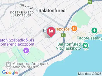 Németh Apartman Balatonfüred a térképen