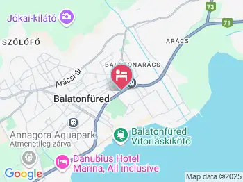 Németh Vendégház Balatonfüred a térképen