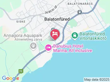 Neptun Vendégház Balatonfüred a térképen