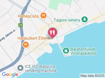 Őrház Fagyizó és Bisztró Balatonfüred Balatonfüred a térképen