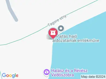 A Pajtás hajó áldozatainak emlékműve Balatonfüred a térképen