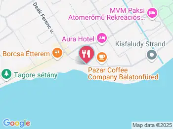 Party Csárda Balatonfüred a térképen