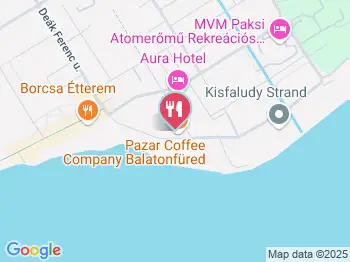 Pazar Coffee Company Balatonfüred a térképen