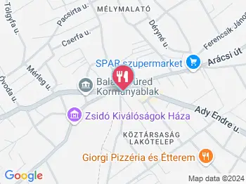 Péklány Kézműves Pékség Balatonfüred a térképen