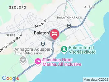 Rami Ház Balatonfüred a térképen